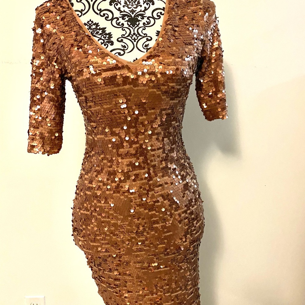 BCBGMaxireria Sequined Dress (New)